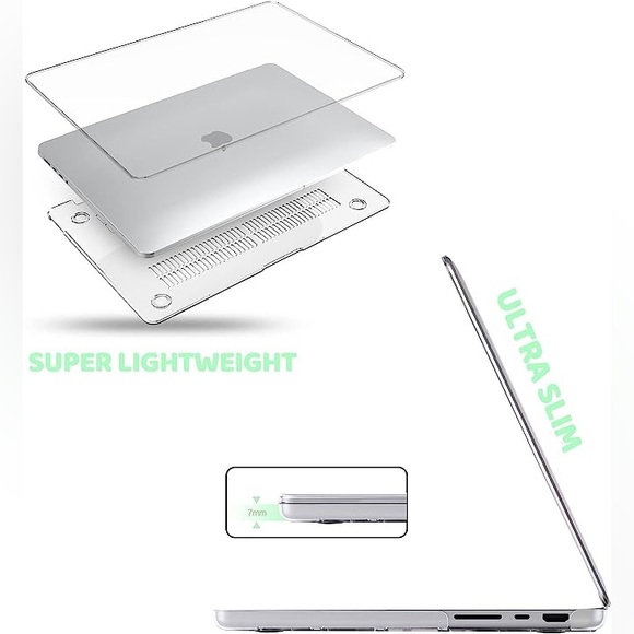 MacBook Pro 14 inch Case 2023 2022 2021 Release M3 A2918 A2992 M2 M1 A2779 A2442 - Picture 3 of 3